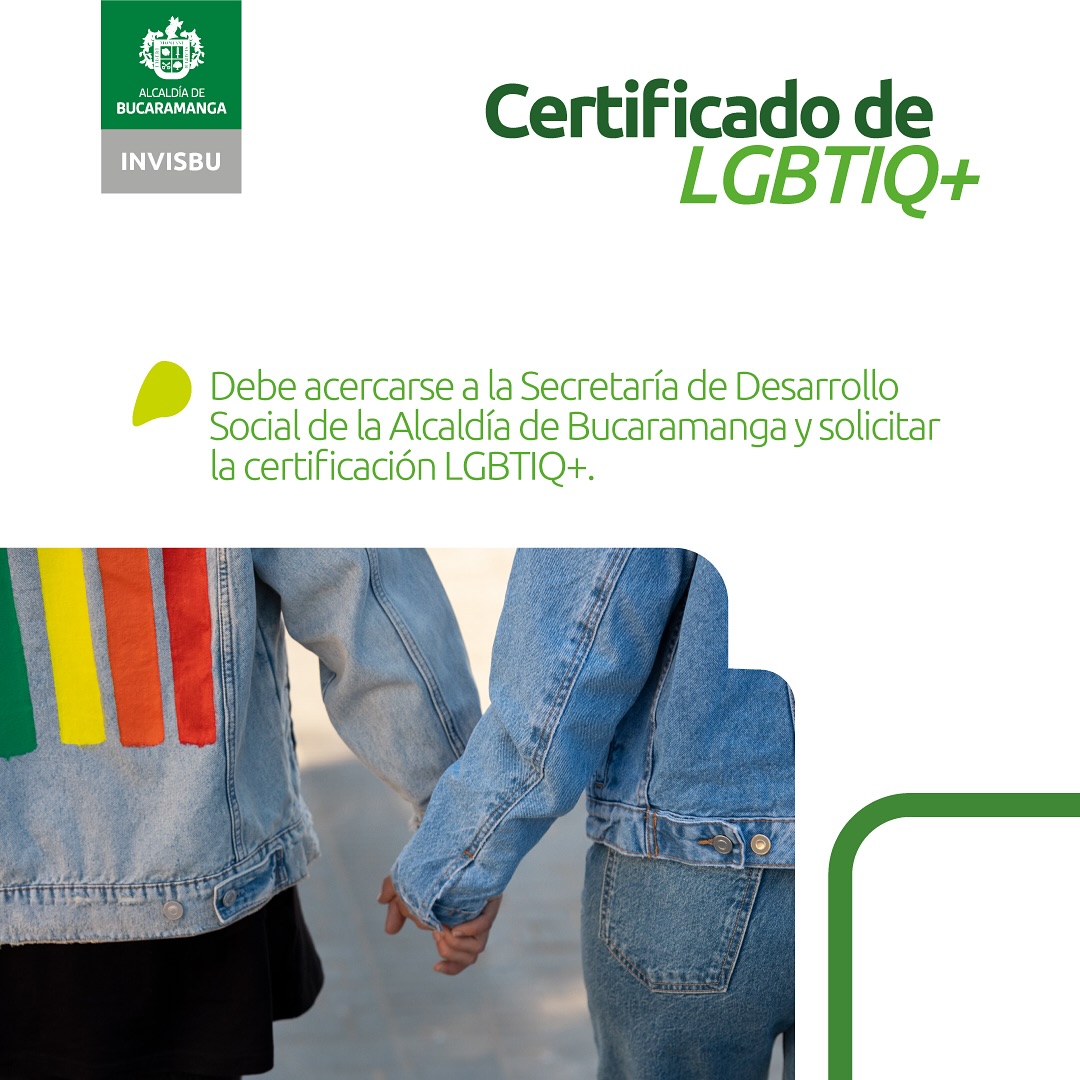 Como obtener certificado comunidad LGBTIQ