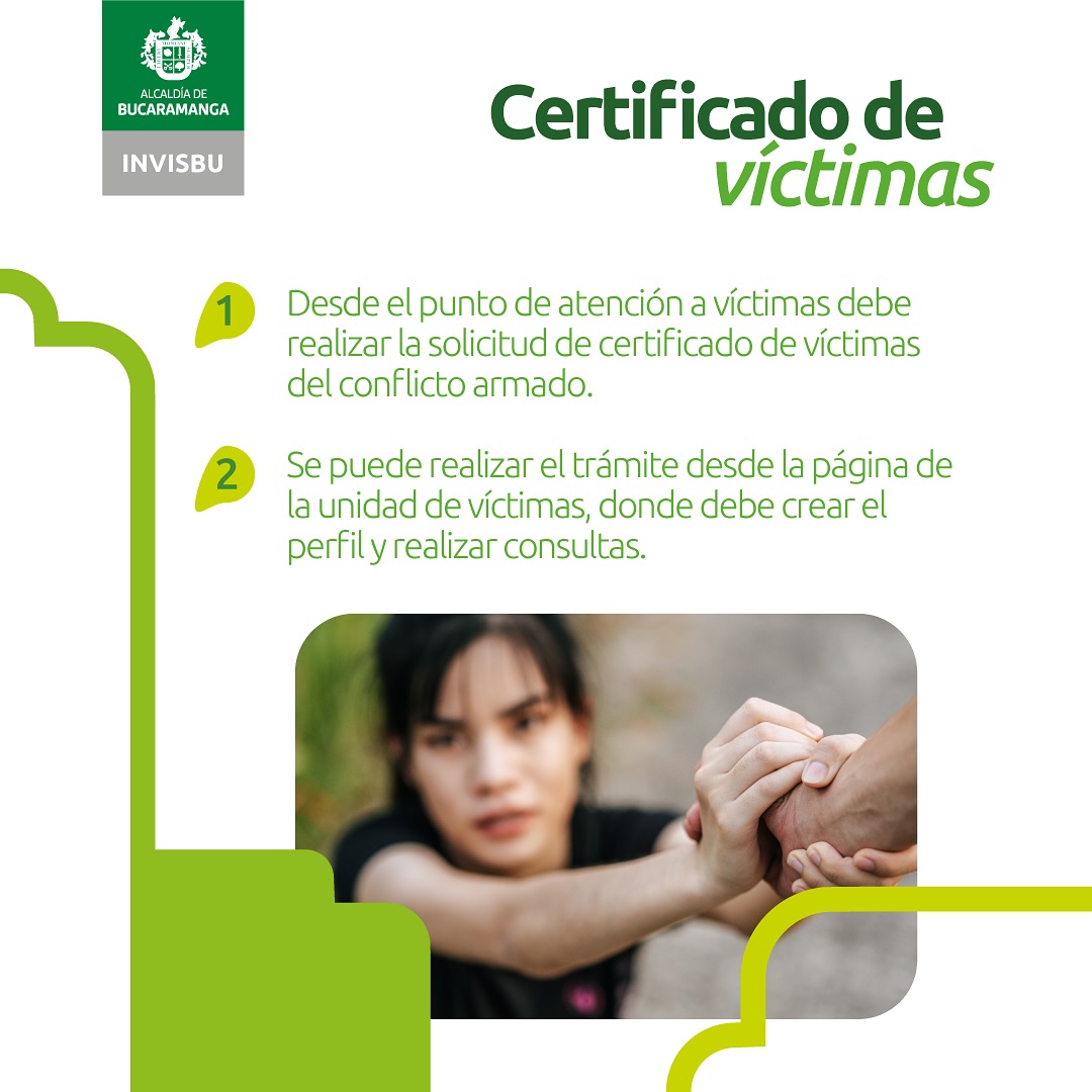 Como obtener certificado victimas